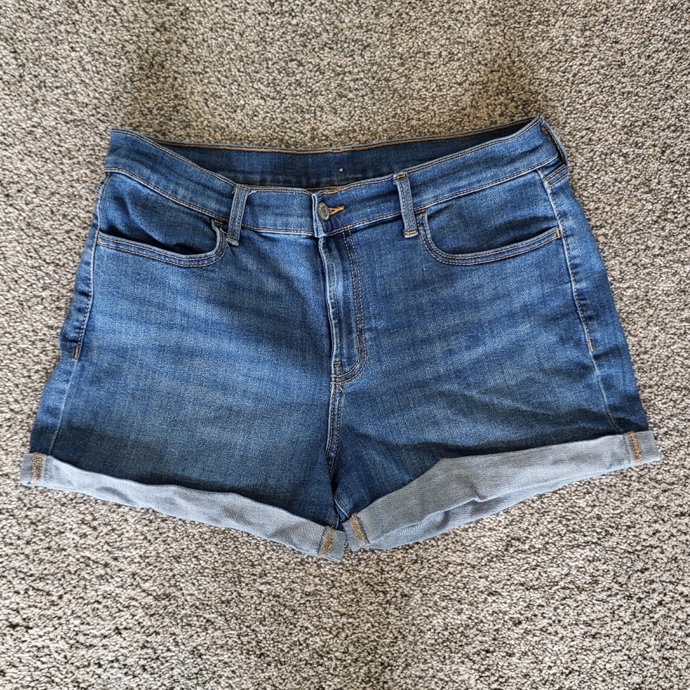 Old Navy Dark Blue Denim Jean Shorts